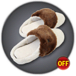 Die Thermo Slippers geben im Zehenbereich die Wärm ab.